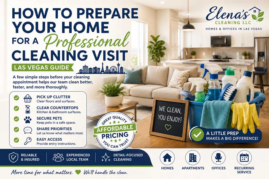 How to Prepare Your Home for a Professional Cleaning Visit